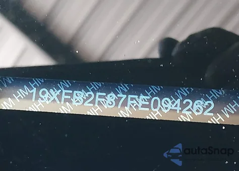 2015 Honda Civic Ex from USA, damaged, VIN 19XFB2F87FE094262